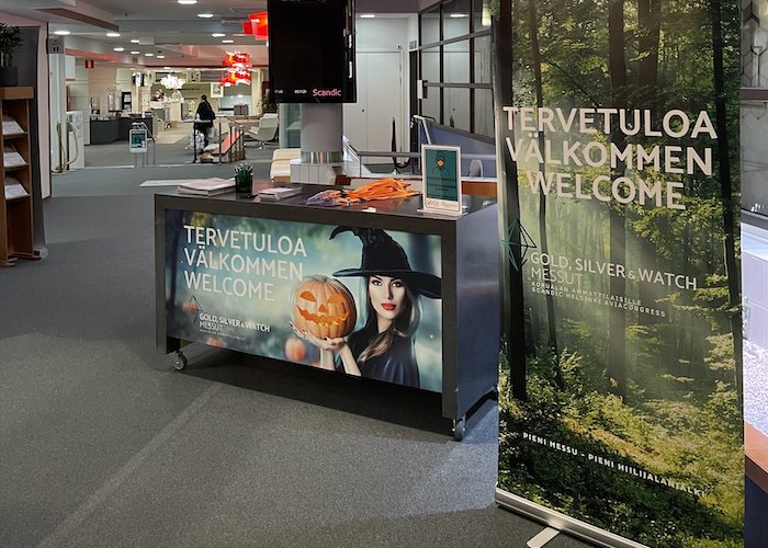 GSW smyckesmässa finland blue circle